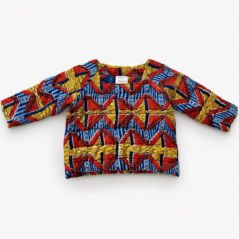 $285 OSEI-DURO Stratum Quilted Sweater Size Small MADE IN GHANA Garmentory
